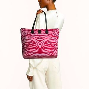 Furla Pink Nylon Tote Bag Calipso NWT!!!